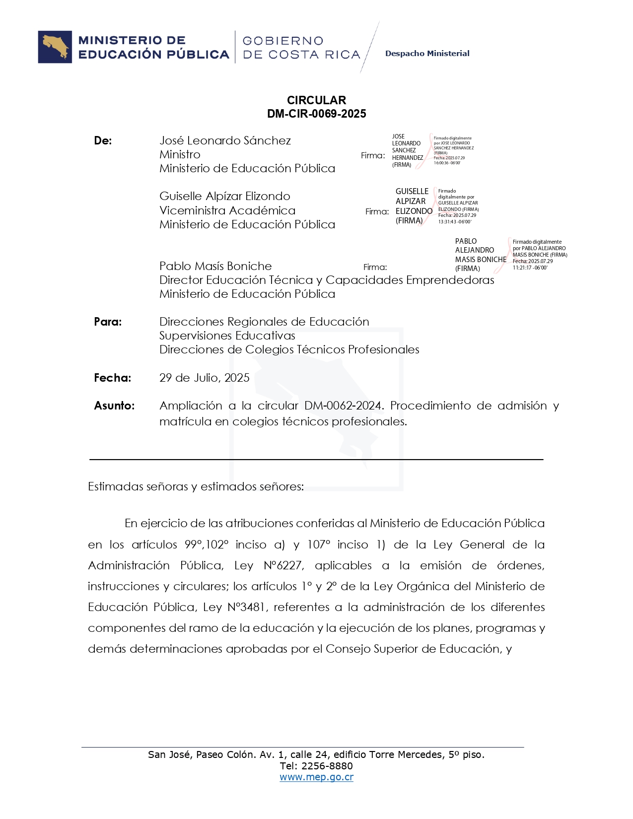 Circular DM-CIR-0069-2025 -0001